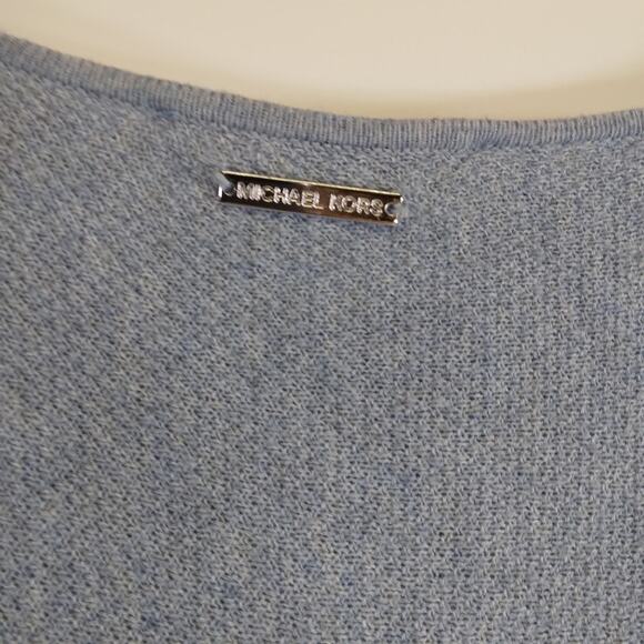 Micheal Kors blue tunic sweater top - Picture 5 of 11